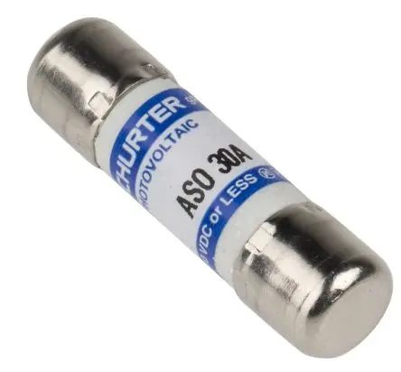 Produktfoto 1 von Schurter ASO 10.3x38 Patronensicherung F / 30A 10 x 38 mm 1kV dc Melamin gPV