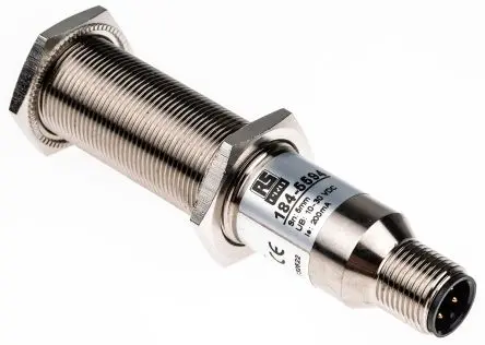 Produktfoto 1 von RS PRO 5594 M18 Kapazitiver Näherungssensor 5 mm, Gewinderohr / 15mA NPN, IP67 1000 V ac 30 V dc