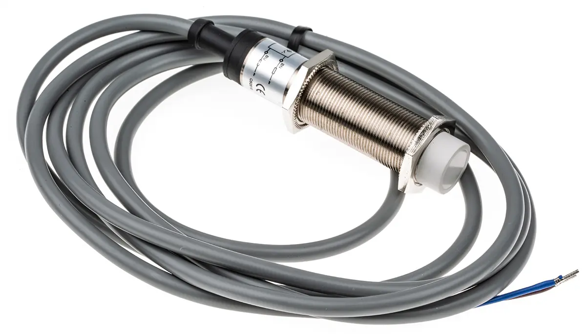 Produktfoto 1 von RS PRO M18 Näherungssensor Kapazitiv, Gewinderohr 8 mm 2-Draht 20 | 250 V ac / 3 mA NO, IP67
