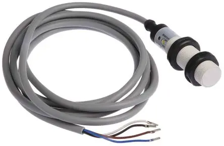 Produktfoto 1 von RS PRO 5609 M18 Kapazitiver Näherungssensor 8 mm, Gewinderohr / 200mA NPN, IP67 1000 V ac 30 V dc