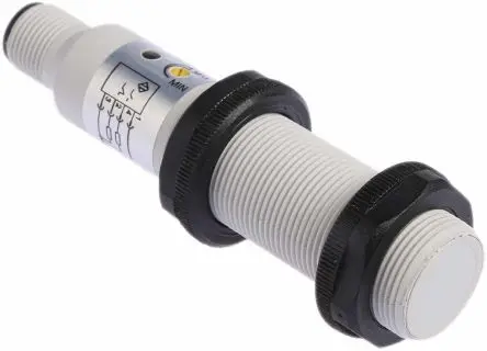 Produktfoto 1 von RS PRO 5612 M18 Kapazitiver Näherungssensor 8 mm, Gewinderohr / 15mA PnP, IP67 1000 V ac 30 V dc