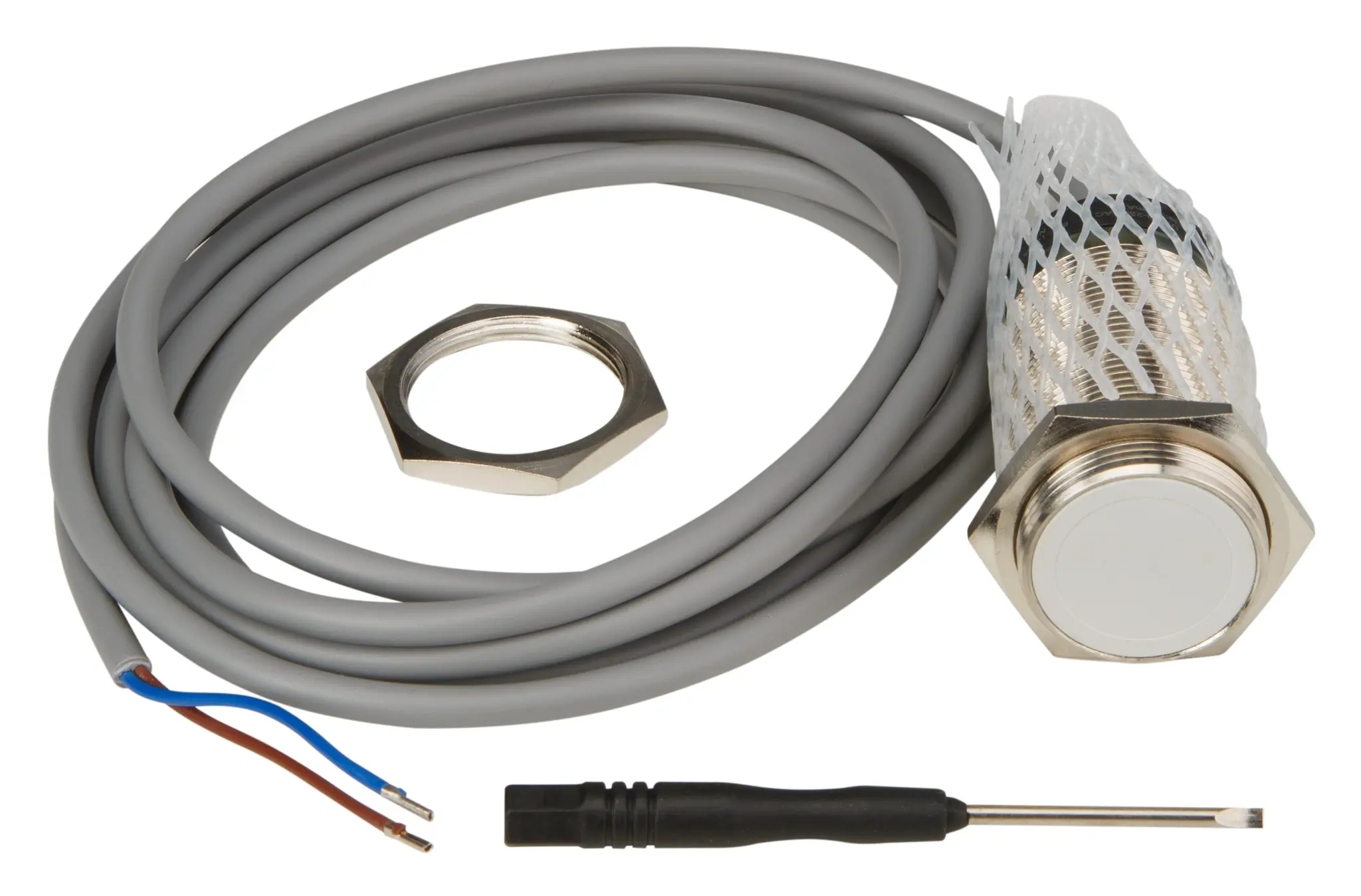 Produktfoto 1 von RS PRO M30 Näherungssensor Kapazitiv, Gewinderohr 10 mm 2-Draht 20 | 250 V ac / 300 mA NO, IP67