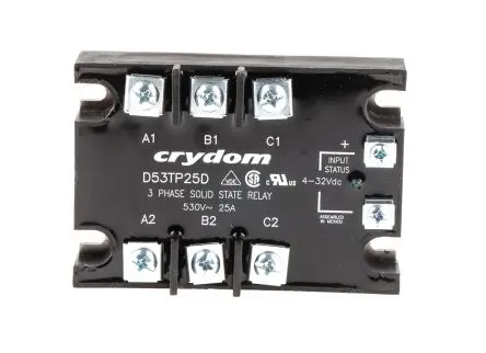 Produktfoto 1 von Sensata / Crydom D5 Panel Halbleiterausgang 530 V eff. 32V dc / 25 A