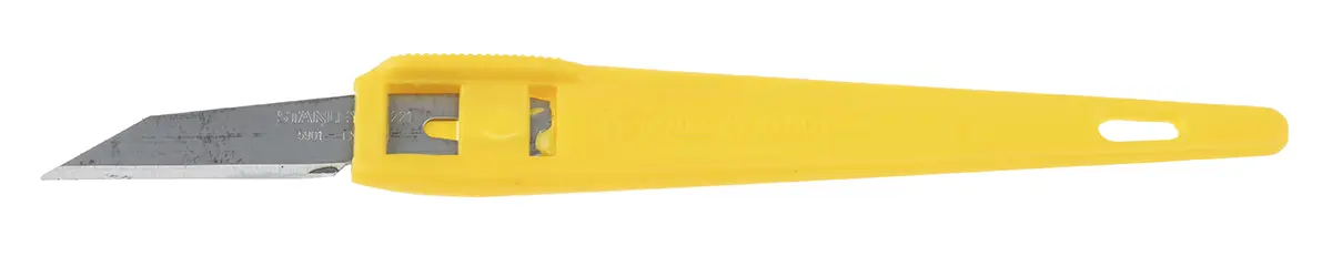 Produktfoto 1 von Stanley Bastelmessersatz Bastelset Kunststoff Flach 3 x 140 mm Kunststoff-Griff 140 mm