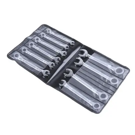 Produktfoto 1 von RS PRO Schraubenschlüsselsatz Ringschlüssel Kohlenstoffstahl, 10-teilig 5/32 To 3/8 in