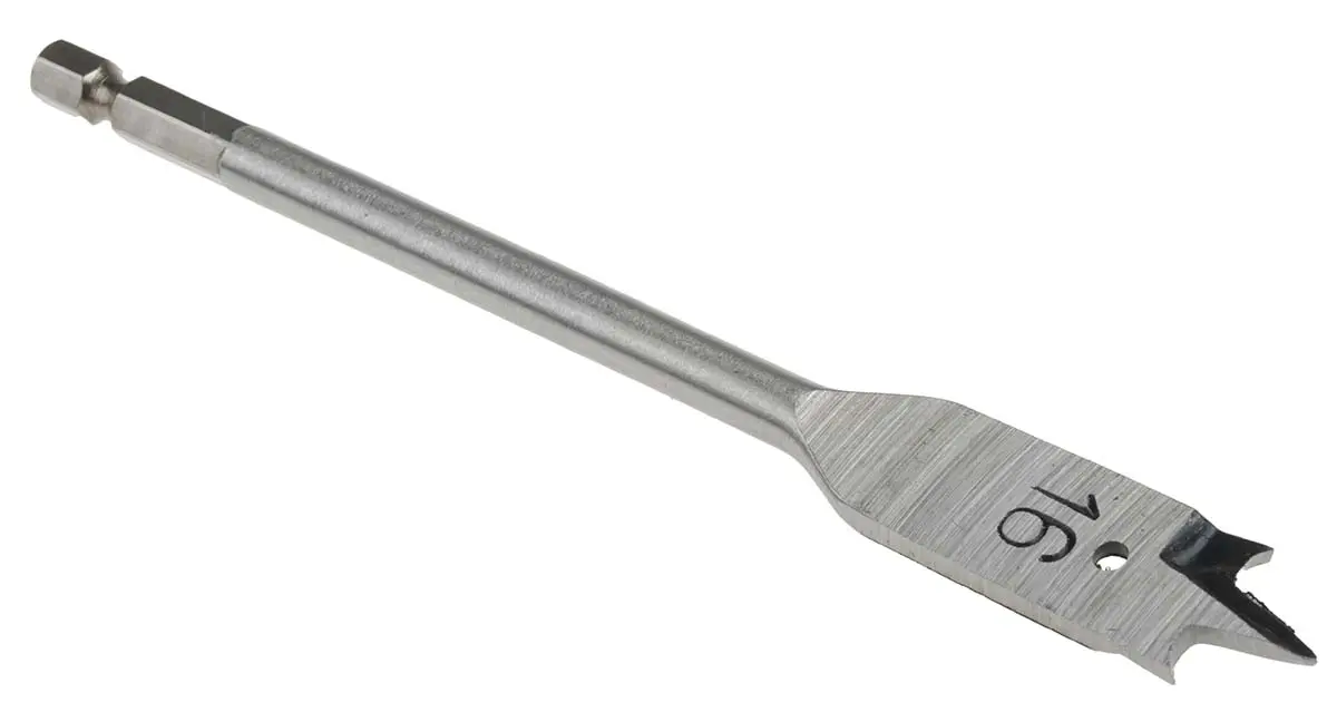 Produktfoto 1 von RS PRO CrV-Stahl Holz-Fräsbohrer 16mm x 152,4 mm