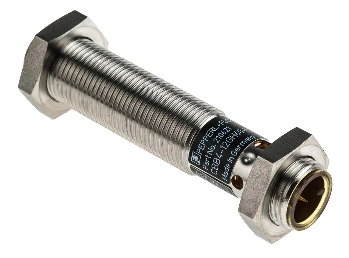 Produktfoto 1 von Pepperl + Fuchs M12 Näherungssensor Kapazitiv, Gewinderohr 4 mm PNP 10 → 36 V dc / 100 mA NO, IP65