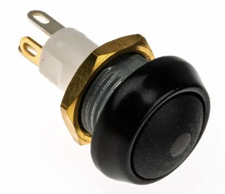 Produktfoto 1 von ITW 59 Miniaturdruckschalter Rot Beleuchtet Tastend Panel Ø 13.6 mm, SPST / 400mA 50 V dc 125 V ac, IP67