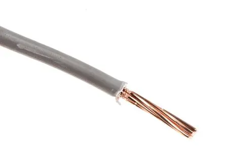 Produktfoto 1 von RS PRO H07V-U Schaltdraht 100 m Grau Ø 5.4 mm 7 Litzen Raucharm, halogenfrei