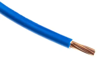 Produktfoto 1 von RS PRO H07V-U Schaltdraht 50 m Blau Ø 7 mm 7 Litzen Thermoplastisches Polyolefin