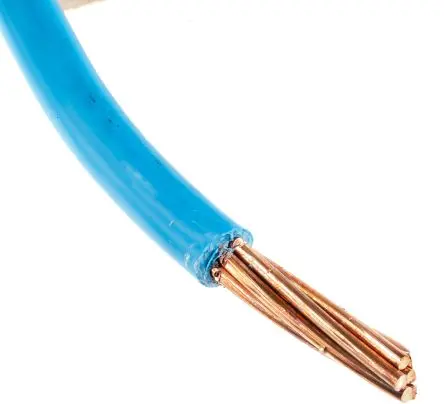 Produktfoto 1 von RS PRO H07V-R Schaltdraht 50 m Blau Ø 10.1 mm 7 Litzen Thermoplastisches Polyolefin