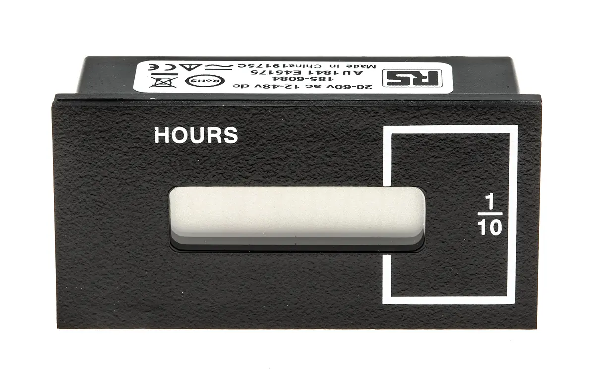 Produktfoto 1 von Curtis LCD Zähler Elektrisch 6-stellig to12 48 Vdc, 20 → 60 Vac 0 → 99999,9