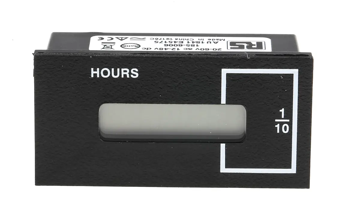 Produktfoto 1 von Curtis LCD Zähler Elektrisch 6-stellig to12 48 Vdc, 20 → 60 Vac 0 → 99999,9