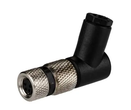 Produktfoto 1 von RS PRO CNF08 12 mm M8 Rundsteckverbinder Buchse 4-polig Buchse 3A Kabel IP67