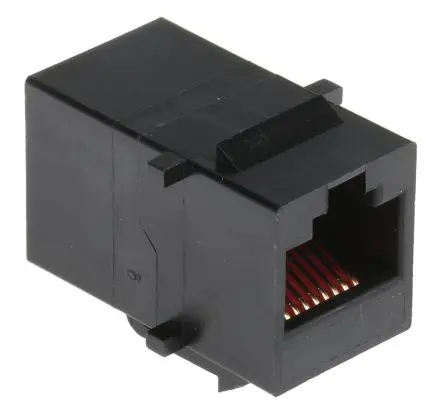 Produktfoto 1 von RS PRO, FS RJ-Kupplung, RJ45, 2 -Port, Typ UTP, Gerade, L 20.55 mm, Typ Kupplung