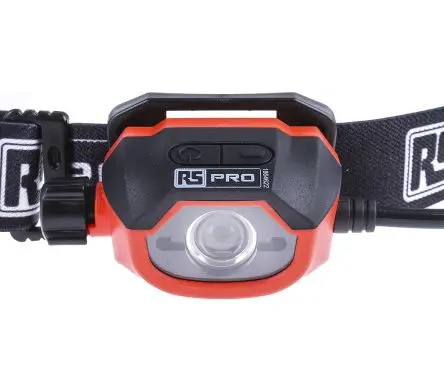 Produktfoto 1 von RS PRO LED Stirnlampe 450 lm / 100 m Wiederaufladbar