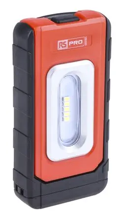 Produktfoto 1 von RS PRO Tragbar Prüfleuchte 400 lm / 3.7V bis 10 m aufladbar IP54