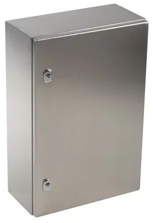 Produktfoto 1 von Schneider Electric PanelSet S3X Edelstahl 304 Wandanschlusskasten farblos IP66, HxBxT 600 mm, 400 mm x 200 mm