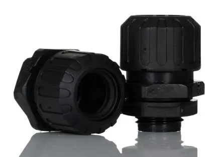 Adaptaflex PF Nylon 6.6 Kabelrohr Befestigung M16 16 mm Schwarz Schwarz-Finish IP67