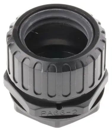 Produktfoto 1 von Adaptaflex PF Nylon 6.6 Kabelrohr Befestigung M32 32 mm Schwarz Schwarz-Finish IP67