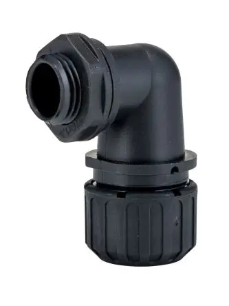 Produktfoto 1 von Adaptaflex PF Nylon 6.6 Kabelrohr Befestigung M16 16 mm Schwarz Schwarz-Finish IP67