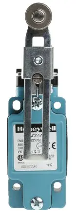 Produktfoto 1 von Honeywell GLA Endschalter, Verstellbarer Rollenhebel 1 Öffner/1 Schließer, IP67, Zinkdruckguss 600V ac 6A