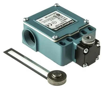 Produktfoto 1 von Honeywell GLE Endschalter, Verstellbarer Rollenhebel 1 Öffner/1 Schließer, IP67, Zinkdruckguss 240V ac 6A