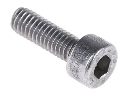 Produktfoto 1 von RS PRO Innensechskant Innensechskantschraube, Edelstahl glatt, M4, M4 12 mm