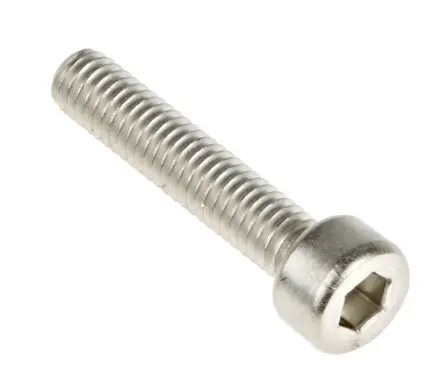 Produktfoto 1 von RS PRO Innensechskant Innensechskantschraube, Edelstahl glatt, M4, M4 20 mm