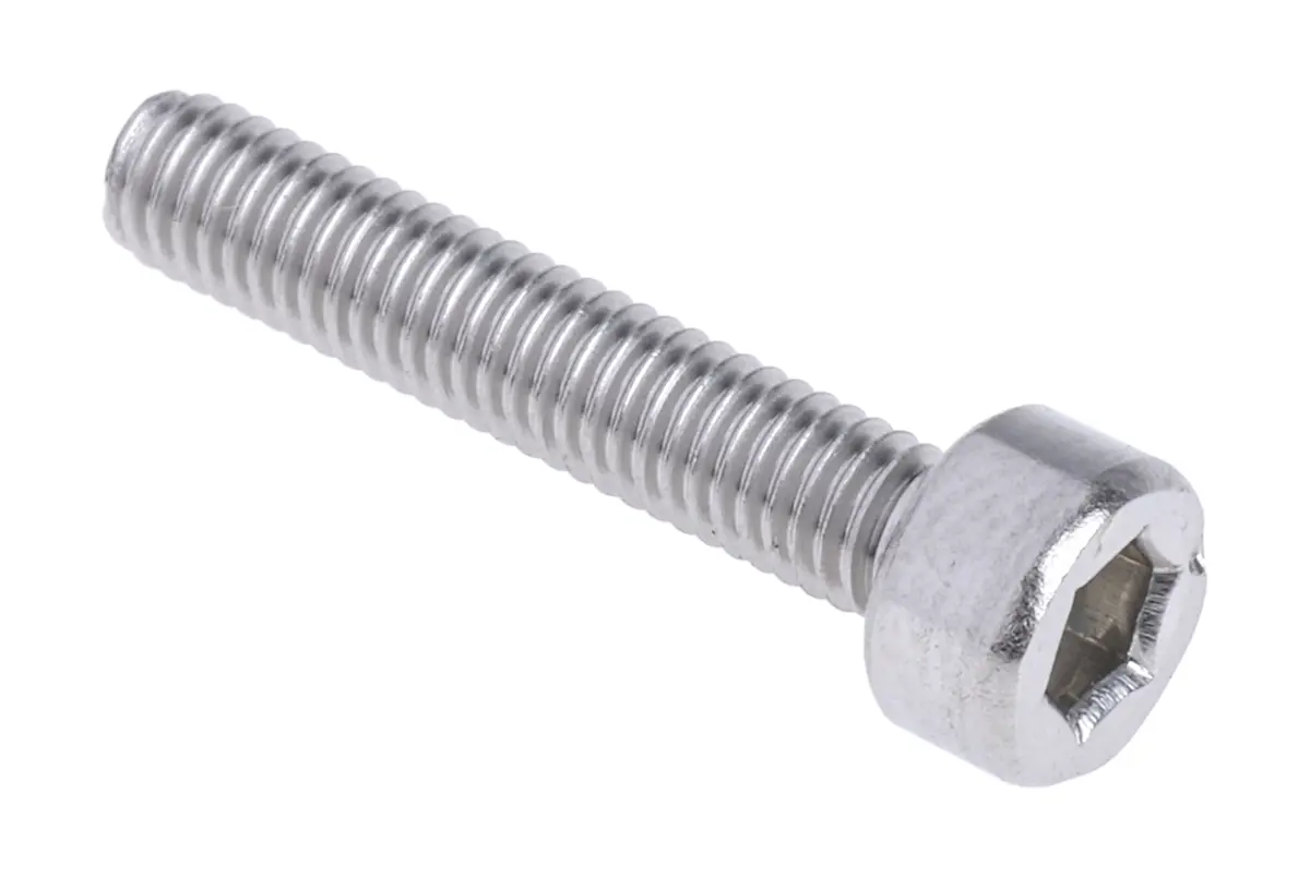 Produktfoto 1 von RS PRO Zylinderkopf Innensechskantschraube, Edelstahl A4, M3 x 0.5mm, 16mm