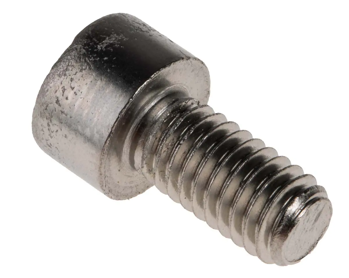 Produktfoto 1 von RS PRO Zylinderkopf Innensechskantschraube, Edelstahl A4, M6 x 1mm, 12mm
