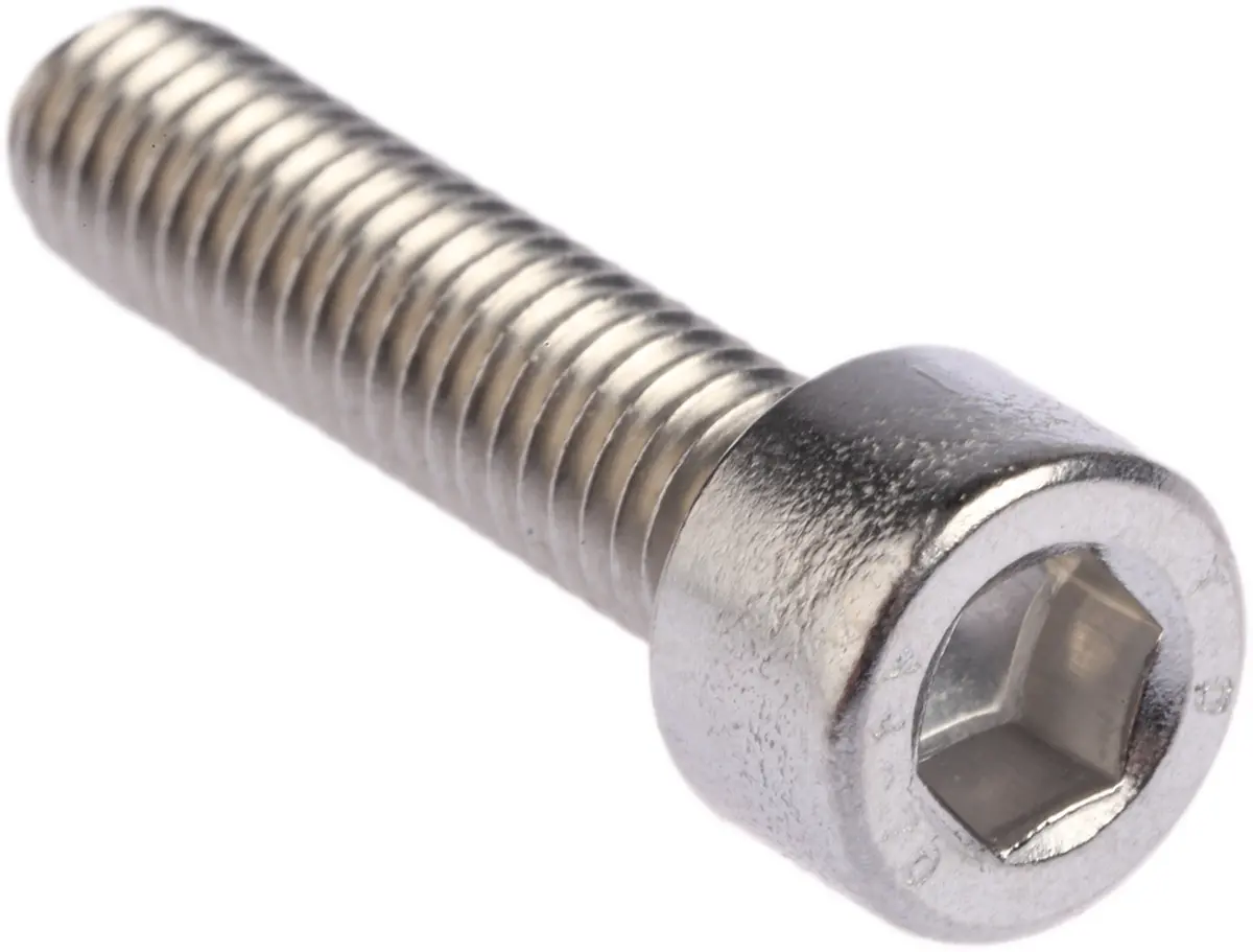 Produktfoto 1 von RS PRO Zylinderkopf Innensechskantschraube, Edelstahl A4, M6 x 1mm, 25mm