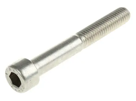 Produktfoto 1 von RS PRO Innensechskant Innensechskantschraube, Edelstahl glatt, M8, M8 60 mm