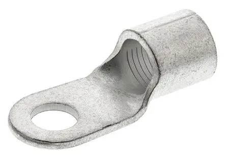 TE Connectivity Solistrand Ringkabelschuh, Unisoliert 2 AWG, 2 AWG max.AWG, aussen ø 15.87 mm, innen ø 8.33 mm, M8