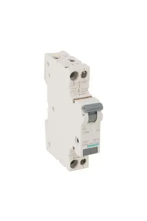 Produktfoto 1 von Siemens SENTRON 5SV1316 FI/LS-Schalter (RCBO) 2A, 2-polig Typ C, Empfindlichkeit 30 mA