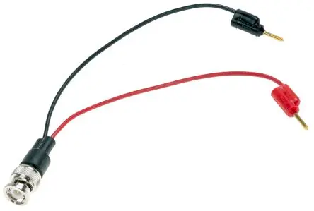 Produktfoto 1 von Fluke BNC-Messleitung Stecker, Rot, Schwarz Polypropylen-isoliert 140 mm, 500V ac