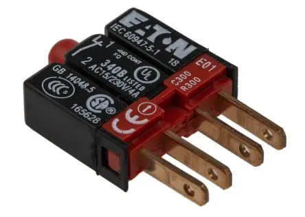 Produktfoto 1 von Eaton RMQ16 Kontaktblock 1 Öffner 250V, 5 V Flachstift