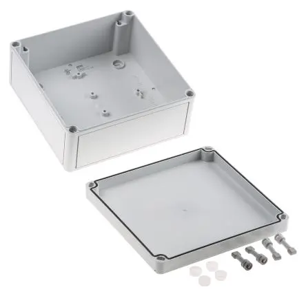 Produktfoto 1 von Rittal PK Polycarbonat Wandanschlusskasten RAL 7035 IP66, HxBxT 180 mm, 180 mm x 90 mm