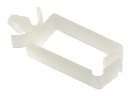 Produktfoto 1 von HellermannTyton WPC Kabelhalter Einsteck-Anschluss, Kabel-Ø 20 mm Nylon 6.6 Natur 5.25mm x 27.7 mm x 15 mm