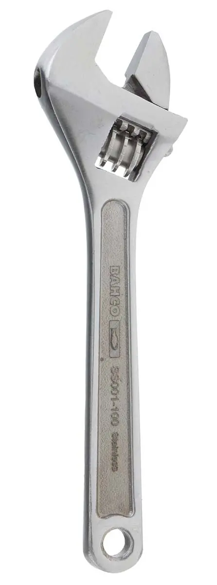 Produktfoto 1 von Bahco Schraubenschlüssel Rollgabelschlüssel Nicht parkend, Metall Griff, Backenweite 13 mm, / Länge 100 mm