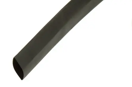HellermannTyton HIS-PACK Wärmeschrumpfschlauch, Polyolefin vernetzt Schwarz, Ø 12.7 mm Schrumpfrate 2:1, Länge 5m