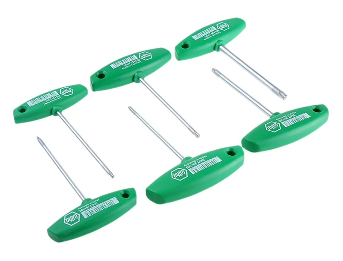 Produktfoto 1 von Wiha TORX®-Schlüsselsatz T, CrV-Stahl 6, T10 → T40