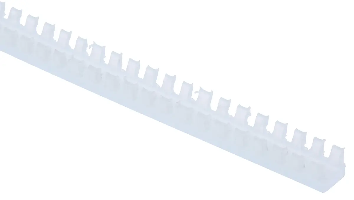 Produktfoto 1 von HellermannTyton Flexiform Kabeltülle 2.1 mm min., Typ Kantenschutz Polyamid 6 Natur -60 °C min. 80 °C max.