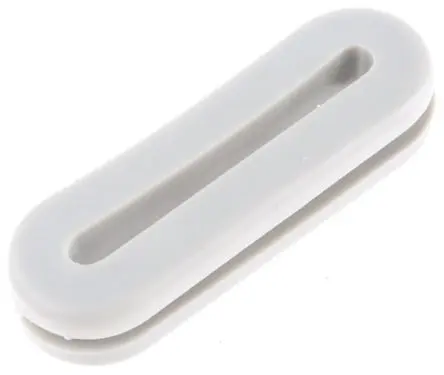 Produktfoto 1 von HellermannTyton HV Kabeltülle, Typ Kabeltülle bis Ø 44 mm Loch ø 52 mm Polyvinylchlorid Grau -30 °C min. 60 °C max.