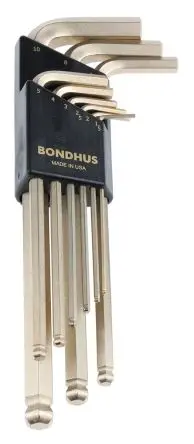 Produktfoto 1 von Bondhus Sechskantschlüsselsatz 9 L Metrisch 1.5 → 10 mm