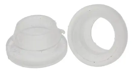 Produktfoto 1 von HellermannTyton OP Kabeltülle 5.4 mm, Typ Kabeltülle bis Ø 5.4 mm Loch ø 6.4 mm Polyethylen Natur -10 °C min. 70 °C max.