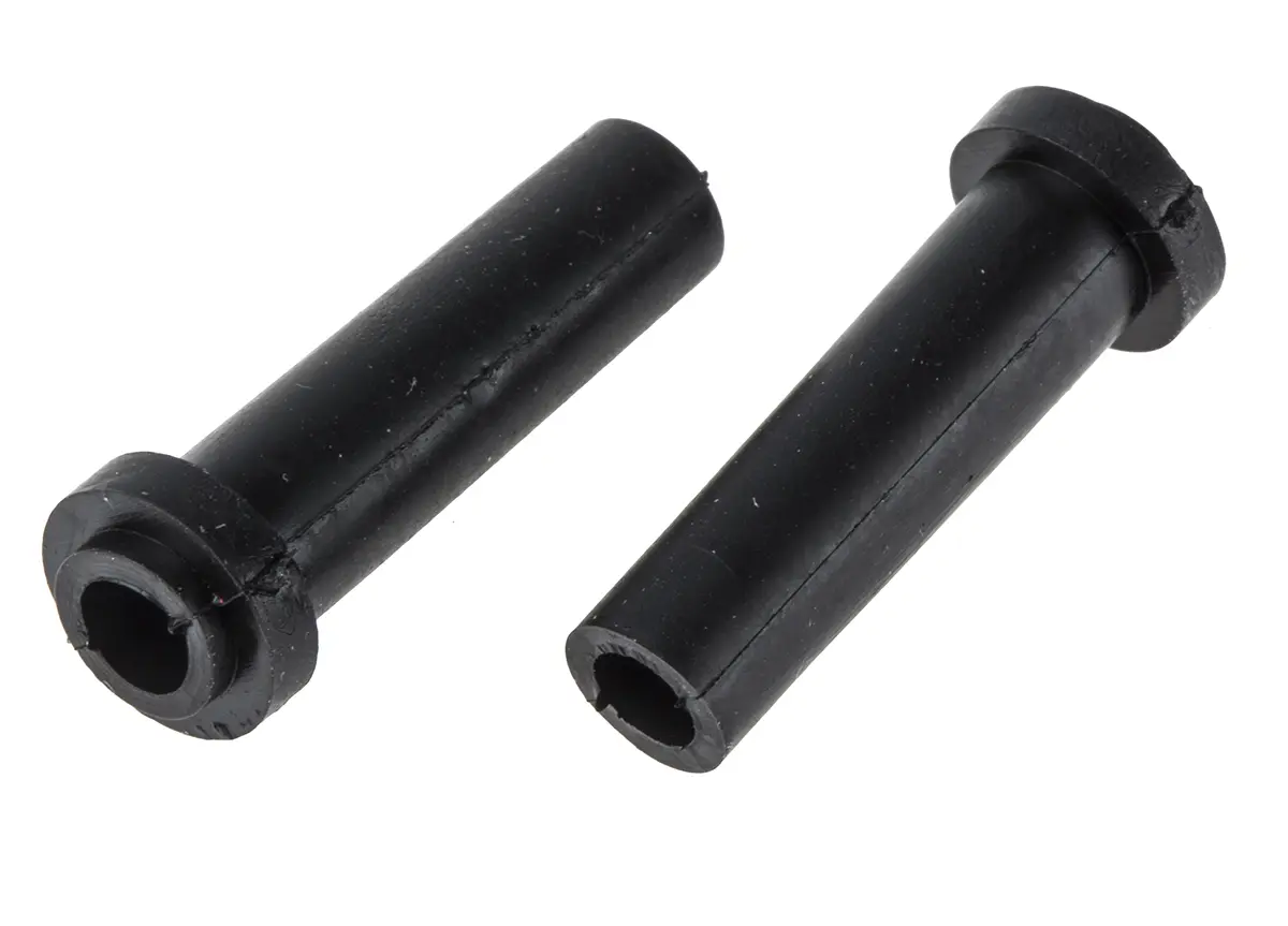 Produktfoto 1 von HellermannTyton HV Kabeltülle, Typ Kabeltülle bis Ø 3.5 mm Loch ø 6 mm Polyvinylchlorid Schwarz -30 °C min. 60 °C max.