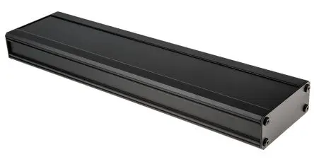 Produktfoto 1 von RS PRO EAB; Kühlkörpergehäuse; Aluminium-Strangpressprofil; Schwarz IP40 Breite 100 mm Höhe 41 mm Länge 400 mm