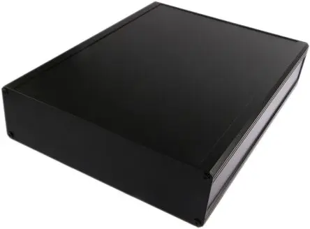 Produktfoto 1 von RS PRO EAB; Kühlkörpergehäuse; Aluminium-Strangpressprofil; Schwarz IP40 Breite 300 mm Höhe 86 mm Länge 400 mm