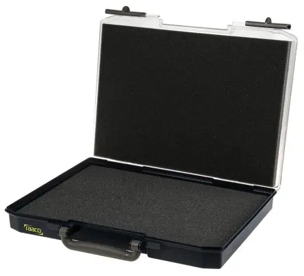 Produktfoto 1 von Raaco Kleinteilebox, Polycarbonat, Polypropylen Blau, 55 mm x 415mm x 330 mm